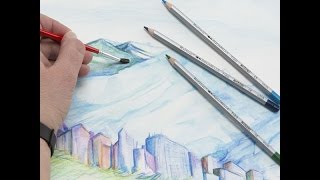 Artist Watercolor Pencils Review by Raffine  Jerrys [upl. by Sansen]