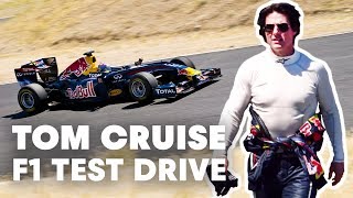 Tom Cruise test drives Red Bull Racing F1 car [upl. by Borgeson143]