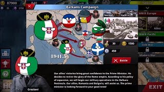 Balkans Campaign Normal  World Conqueror 4 Axis 6 [upl. by Eadwine]