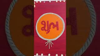 subh labh crafting Diwali 🪔 special crafting home decoration ideas Dhanteras special craft [upl. by Sayres]