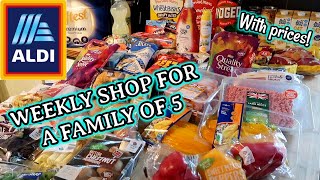 GROCERY HAUL  How much did I spend in Aldi [upl. by Kat]