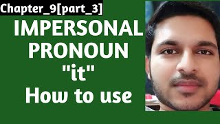 Impersonal Pronoun  quotITquot বাংলায়কিভাবে সঠিক ব্যবহার করতে হয় [upl. by Aicenod]