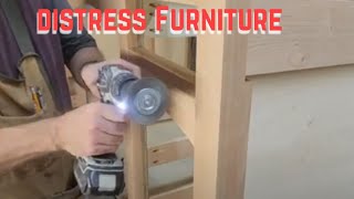 How to Distress Wood Like a Pro [upl. by Reifnnej]