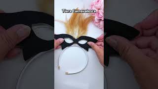 Tiara Carnavalesca  diy tutorial artesanato [upl. by Adanama371]