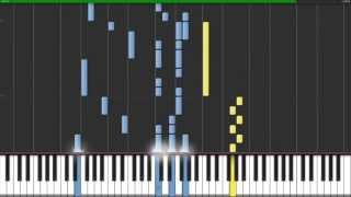 East Berlin  EntreDeuxMers Piano amp Flute Tutorial Synthesia [upl. by Eillom]