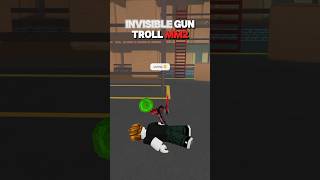 NEW mm2 Gun Troll 😲 roblox mm2 memes robloxshorts robloxedit funny [upl. by Alaunnoif808]