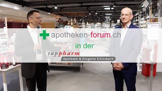 Apothekenforumch auf Besuch bei Fabian Vaucher in der TopPharm Apotheke amp Drogerie Erlinsbach [upl. by Anayad147]