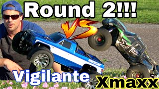 Redcat Vigilante VS Traxxas Xmaxx Round 2 [upl. by Peppie]