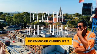 DAY IN THE LIFE EP2  FORMWORK CARPENTER PT 2 [upl. by Kunin39]