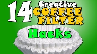 14 Useful Coffee Filter Hacks [upl. by Hudnut]