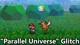 quotParallel Universequot Glitch Discovered in Paper Mario [upl. by Ellevehc390]