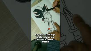 COMMENT COLORIER COMME UN PRO 🤣😁😜💪🏾 colors coloriage shadowthehedgehog feutre [upl. by Aluin]