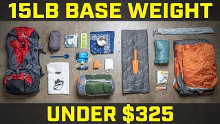 Budget Backpacking Gear for Beginners [upl. by Alaehcim245]