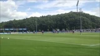 FC Schalke 04 Training Passübungen und Laufwegespiel [upl. by Yelroc]