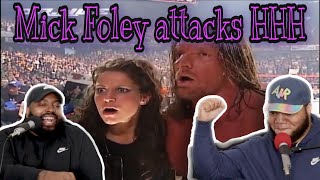 WWF Mick foley returns to the WWE 2000 HD Reaction [upl. by Rossner583]