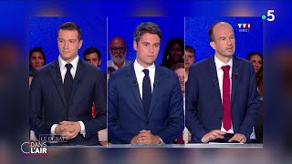 Attal Bardella Bompard  qui a gagné le débat  Reportage  cdanslair l26062024 [upl. by Netsirhk559]