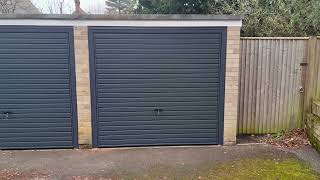 Six Novoferm Steel Horizontal Up amp Over Garage Doors in Anthracite Grey [upl. by Elna]