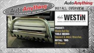 Install Westin Ultimate Bull Bar  AutoAnything HowTo [upl. by Atsirhc]