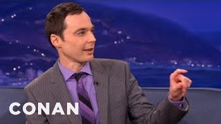 Jim Parsons Will Never Ever Forget quotThe Elementsquot Song  CONAN on TBS [upl. by Eizdnil]