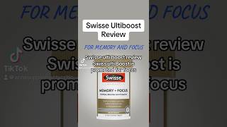 Swisse Ultiboost Memory  Focus Review [upl. by Attenahs]