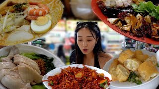 SINGAPOREs BEST HAWKER STREET FOOD for 24 hours [upl. by Oilalue]