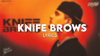 Knife brows  visualizer  Dhanda Nyoliwala  lyrical music video [upl. by Dlaregztif35]