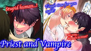 【BL Anime】A vampire and a priest in a forbidden relationship 【Yaoi】 [upl. by Eliott]