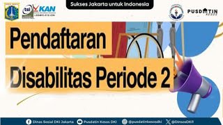 PUSDATIN  PENDAFTARAN DISABILITAS [upl. by Anuahc]