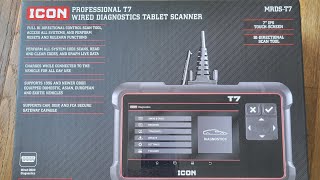 HF Icon T7 Tablet Scanner Unboxing [upl. by Magbie]