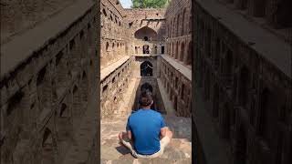 An ancient stepwell in Delhi India Such a functional object imbued with architectural beauty [upl. by Cari]