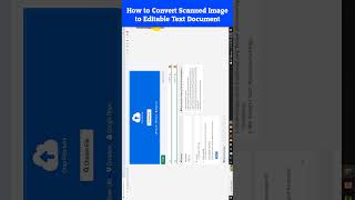 How Do I Convert Scanned Image to Editable Word Document Online scannedimagetoword [upl. by Kalle284]