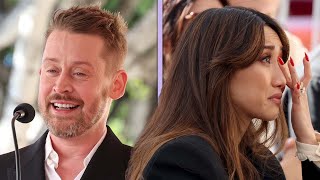 Macaulay Culkin Makes Brenda Song CRY With Walk of Fame Speech [upl. by Vange]