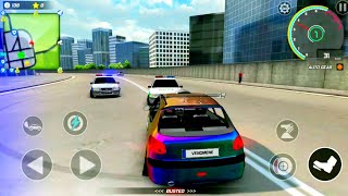 Peugeot 206 tuning Xtreme Drift 2 best police car game Best Android GamePlay [upl. by Akilat]