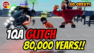 1qa glitch takes 80000 years 😱⏳  Roblox Muscle Legends 🌟💥 [upl. by Doomham]