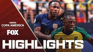 Jamaica vs Ecuador Highlights  2024 Copa América [upl. by Simara]