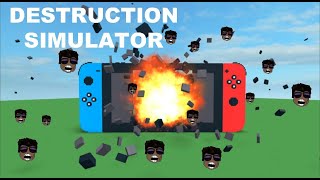 Destruction Simulator  Roblox Gameplay [upl. by Tijnar]