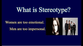 What is STEREOTYPE What does STEREOTYPE mean meaning definition examples amp explanation [upl. by Maximilien]