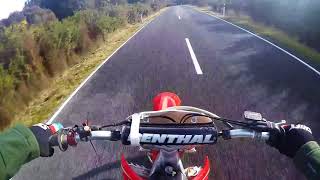 Top speed CRF450R 2010 [upl. by Eelinnej900]