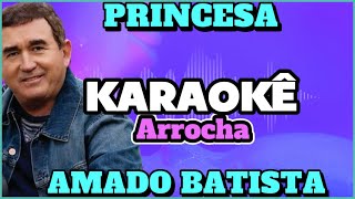 PRINCESA  KARAOKÊ  Arrocha AMADO BATISTA  Playback [upl. by Ykcor]