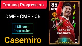 Big Time Casemiro Efootball 2024 Manchester United Fc Training Progression [upl. by Ahse308]