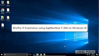 WildFly 17 Installation using SapMachine 11 JDK on Windows 10 [upl. by Wilson24]