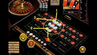 Mixing Split Corner Street and Six Line bets on 6 roulette numbers [upl. by Eilrahc]