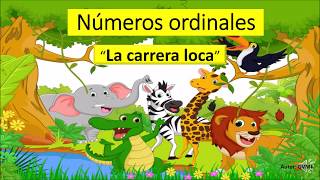 NÚMEROS ORDINALES EXPLICADO A LOS NIÑOS Y NIÑAS [upl. by Carlina517]