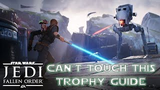 Star Wars Jedi Fallen Order  Precision Evade 100 Attacks Cant Touch This Trophy Guide [upl. by Edieh]