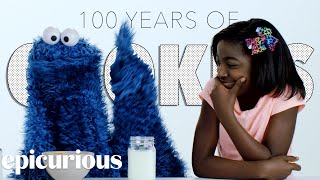 Kids Try 100 Years of Cookies with Cookie Monster [upl. by Imaon]