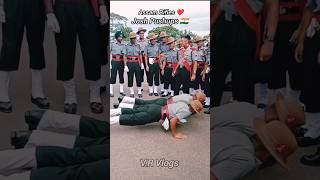 Assam Rifles Josh Pushups POP  Passing Out Parade 🙌🏻🇮🇳 [upl. by Leroj]