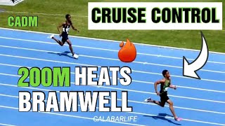 CALABAR SUPER SPRINTER ⚡ BRAMWELL CRUISING 200M RUN CLASS 3 CORPORATE AREA CHAMPS 2022 athletics [upl. by Kus74]