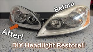 How to Repair and Protect Faded Headlights Volvo XC60 Edition [upl. by Steel287]