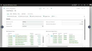 D365 Business Central Bank Reconciliation with Copilot [upl. by Ecirad]