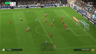 Randers Fc vs Nordsjaelland  Superligaen  Jornada 13 Gameplay [upl. by Gnues]